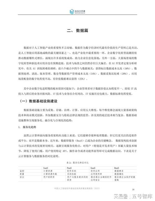 中國人工智能軟件基礎設施高質量發展報告